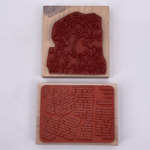 Lot of 15 Stamps Stampin Up Flowers Words Love Tree Bird Ribbon Dessert Crafting - Picture 3 of 11